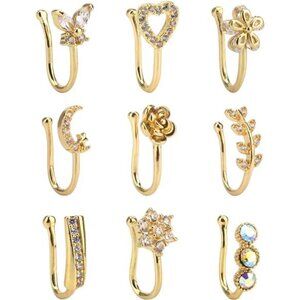 Fake Nose Ring Clip Jewelry
